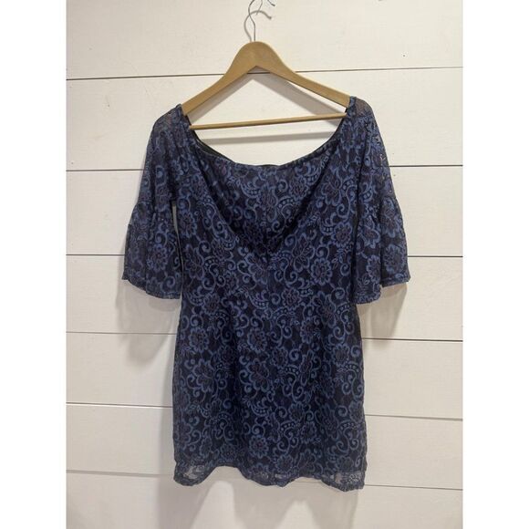 BB Dakota Danlyn Off The Shoulder Lace Dress Size 8 - Picture 5 of 9